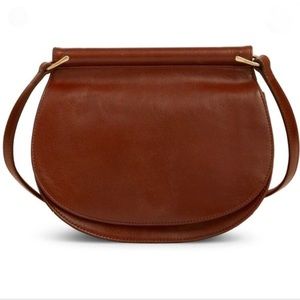 Vera Bradley Sidesaddle Leather Crossbody Bag